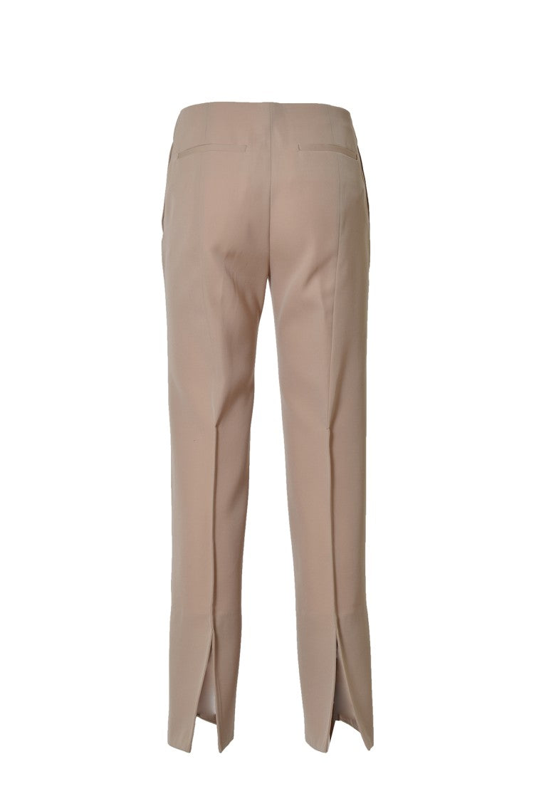 Jil Sander Beige Cotton Straight Pants