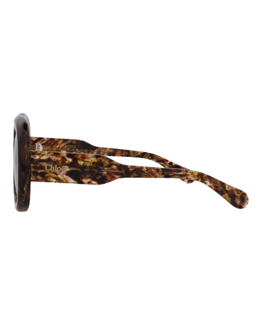 Chloé Sustainable Square-Frame Sunglasses With Tortoiseshell Design