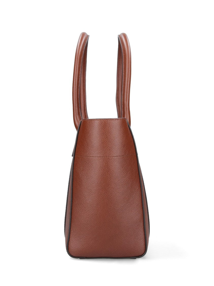 Mulberry Brown Bayswater 9 To 5 Hammered Leather Tote Bag