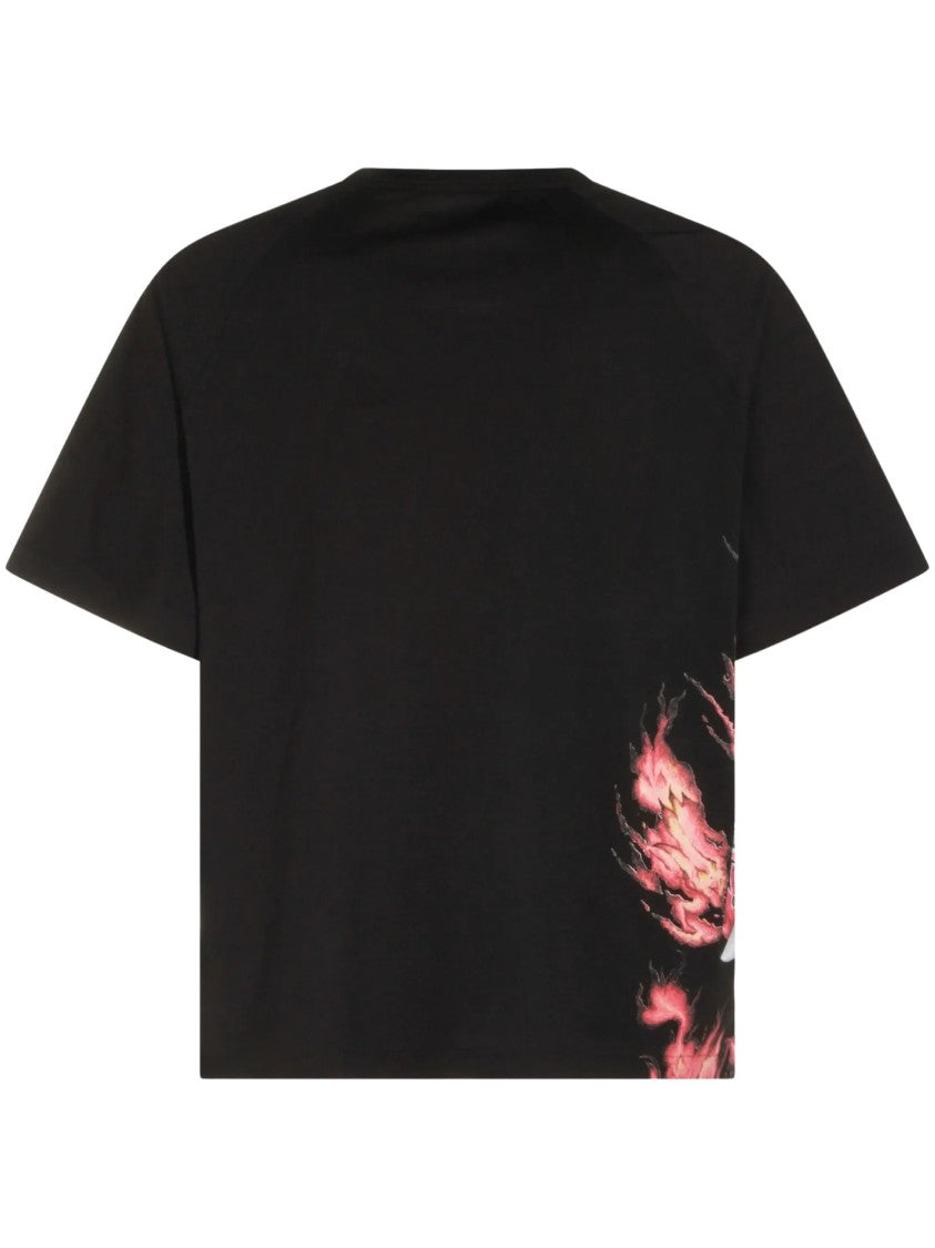Y-3 Gfx Demon Graphic Print Short-Sleeve T-Shirt