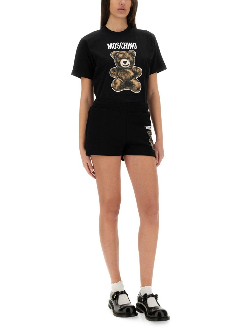 Moschino Playful Teddy Bear Graphic T-Shirt