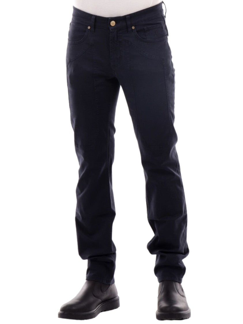 Jeckerson Slim-Fit Blue Jeans With Classic Five-Pocket Design
