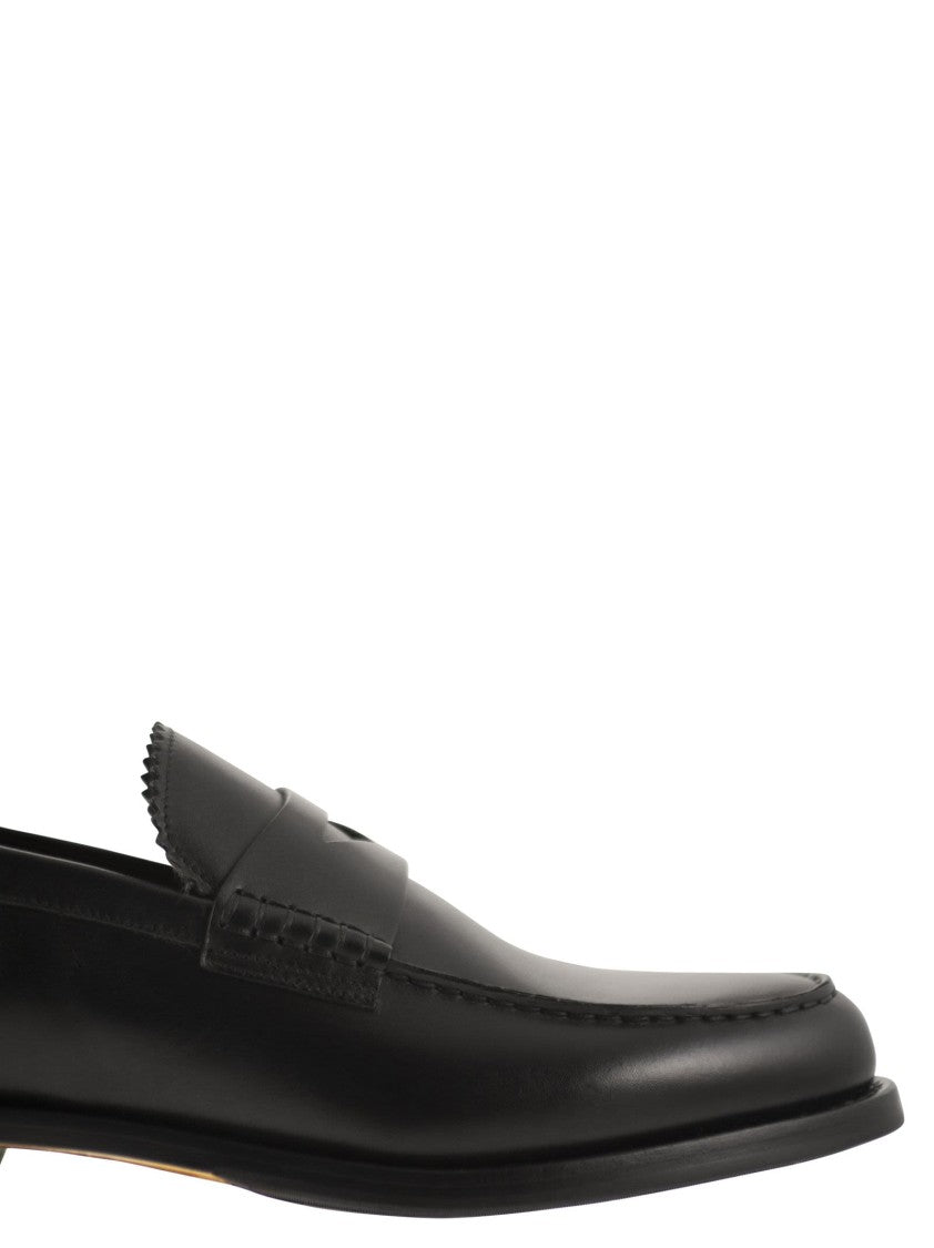 Doucal's Penny - Leather Loafer