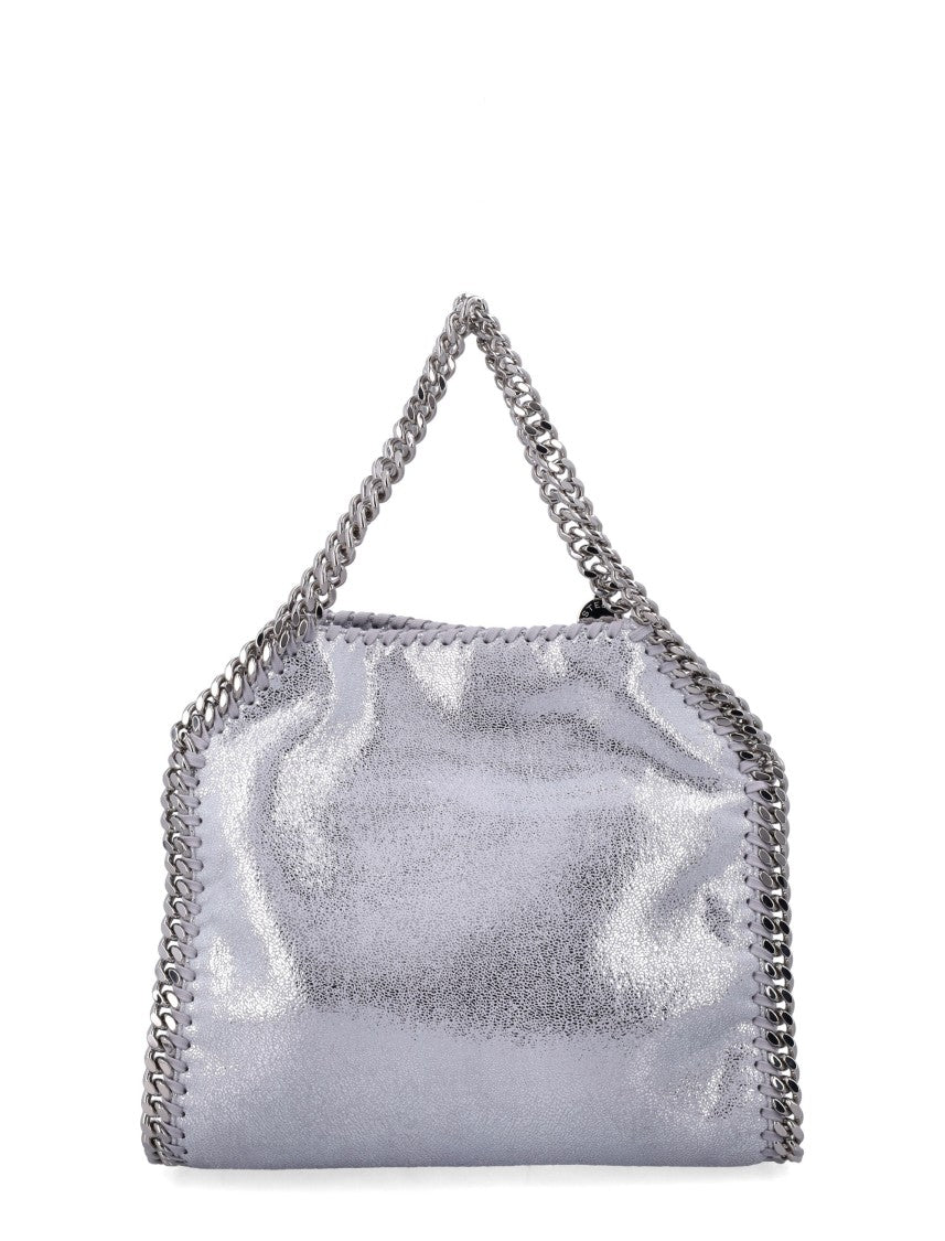 Stella Mccartney Mini Tote Falabella Eco Shiny Dotted Cha Tote Bag