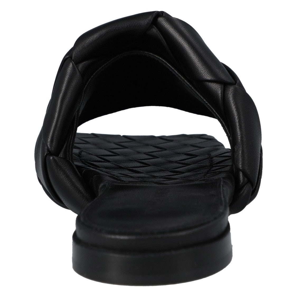 Bottega Veneta Lido Flat Sandal Black