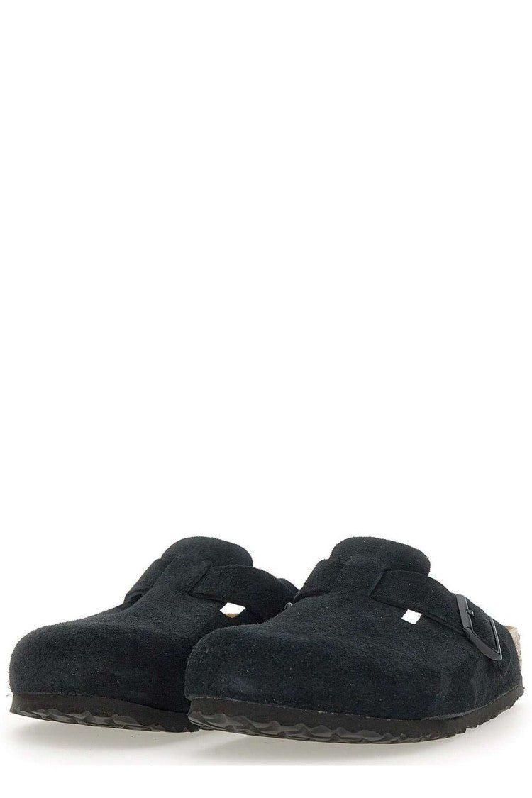 Birkenstock Boston Mules – Black