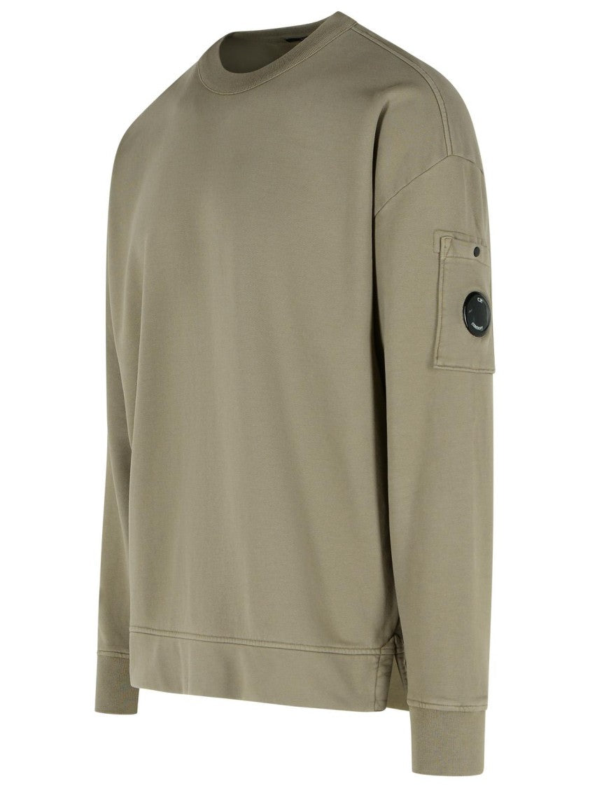 C.P. Company Emerized' Green Cotton Sweatshirt
