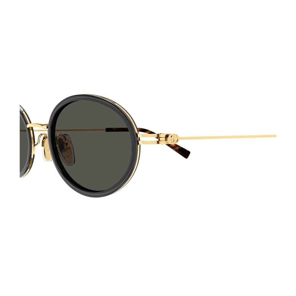 Gucci Gg1980s Emblem Line Slim Oval Sunglasses