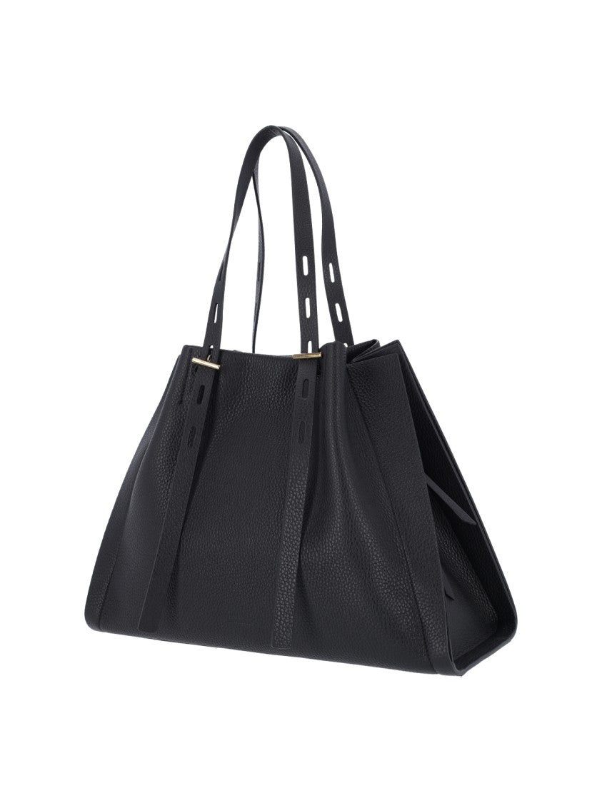 Minobossi Structured Black Minimalist Bag