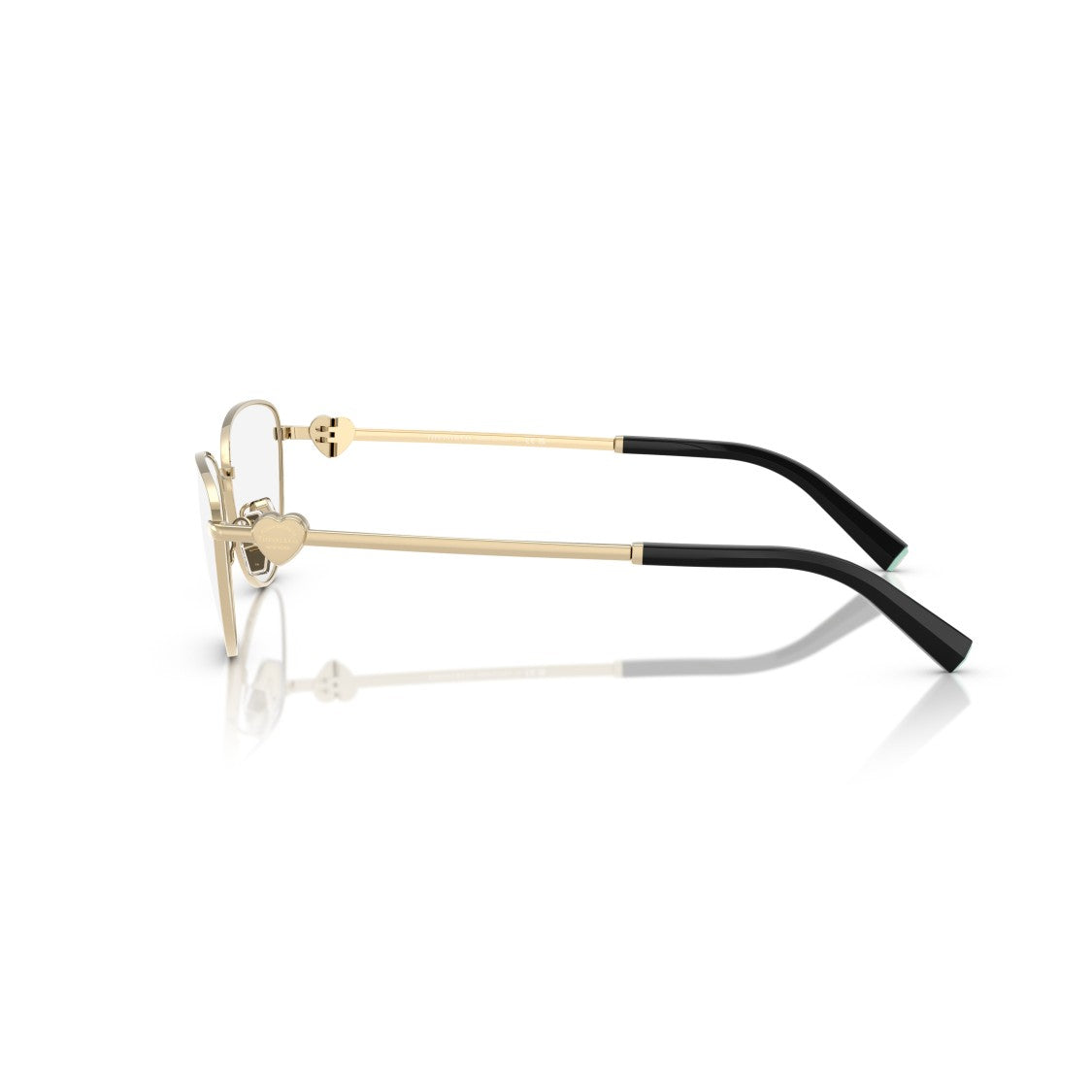 Tiffany & Co. Gold-Toned Cat-Eye Eyeglasses With Heart Accents