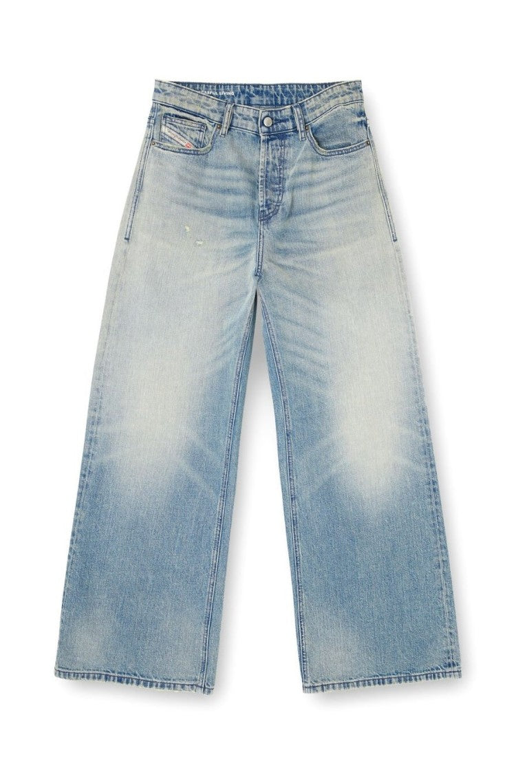Diesel Blue Cotton Jeans