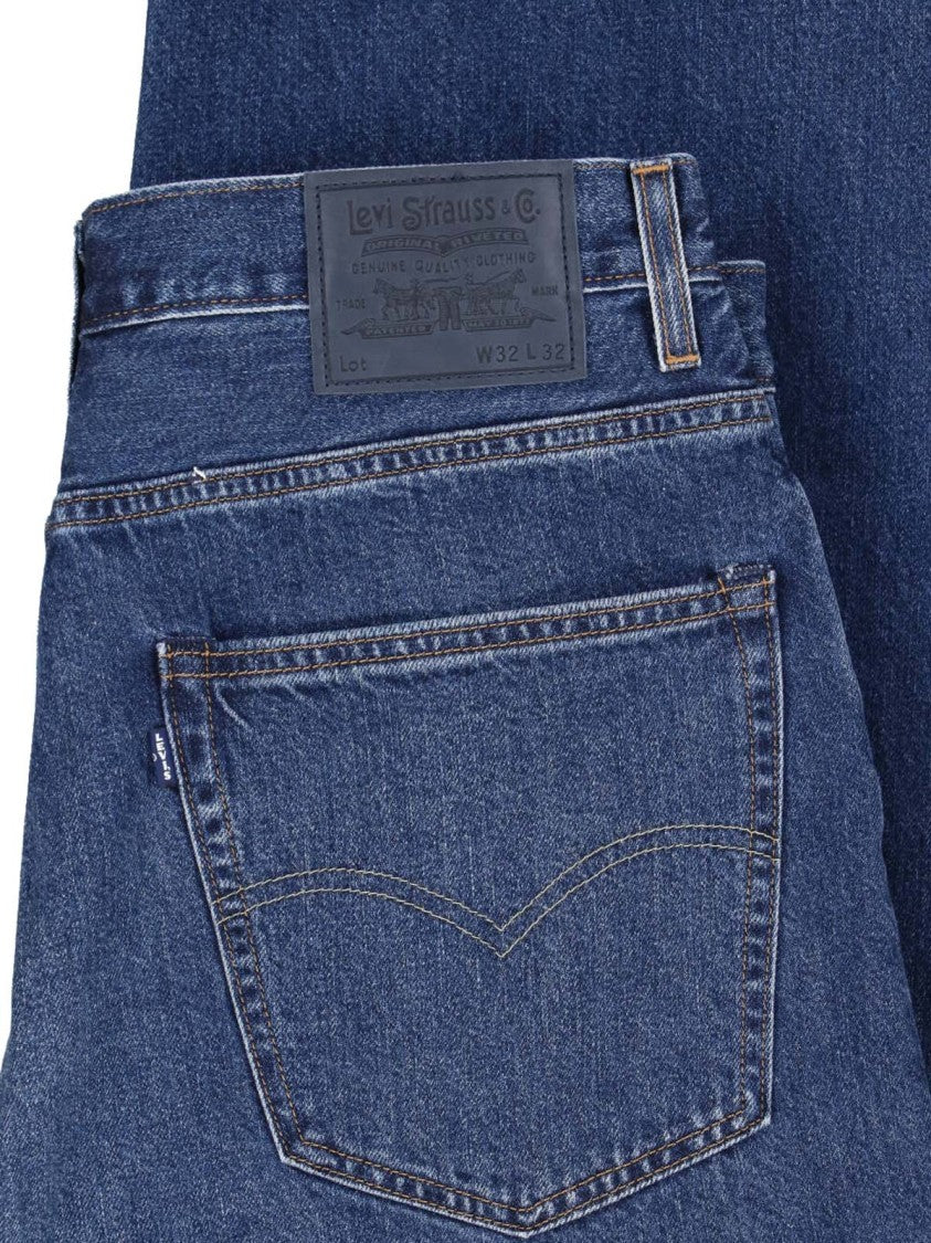 Levi's Strauss Blue Marker Loose Cotton Straight-Leg Jeans