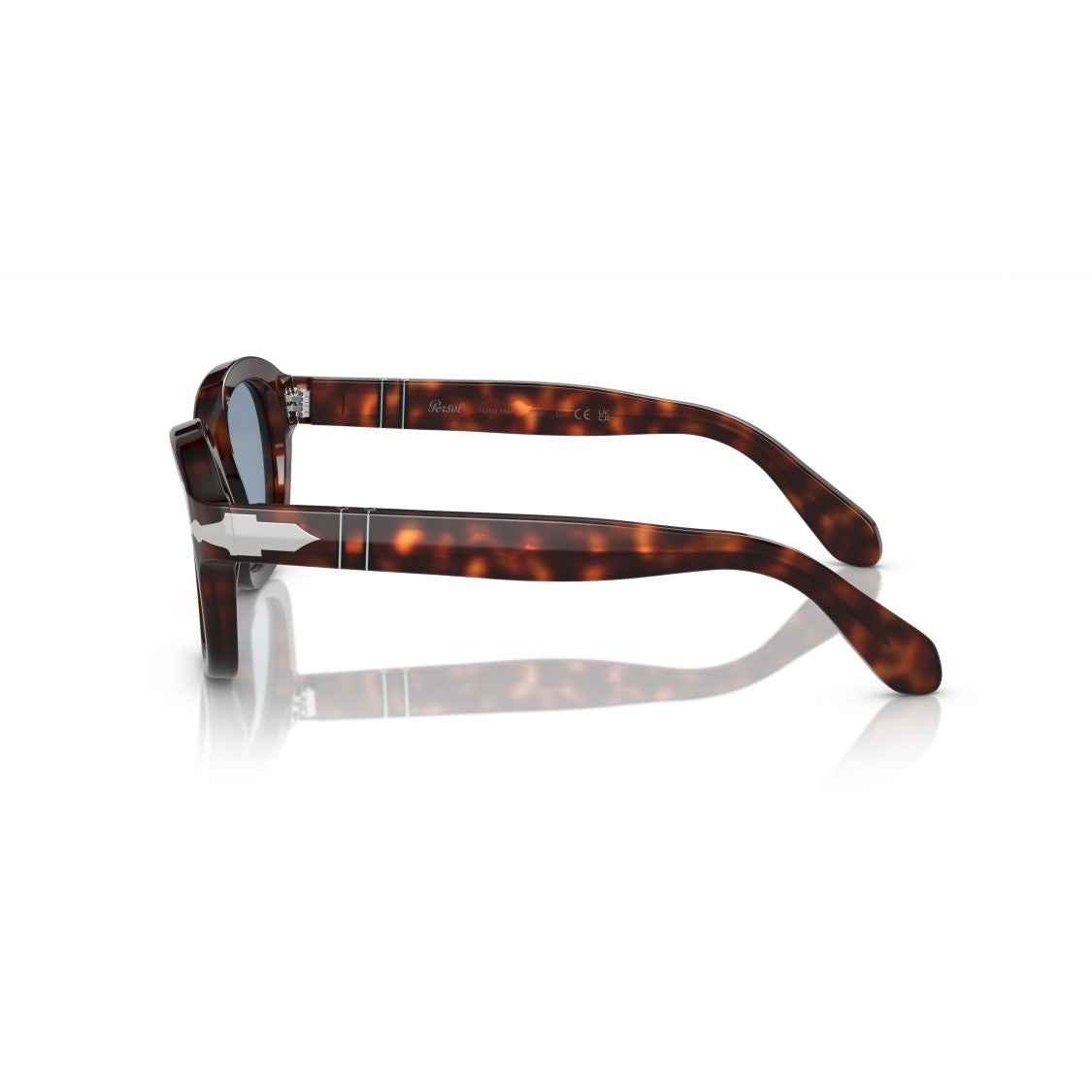 Persol 0Po0060s Rounded Tortoiseshell Sunglasses With Silver Arrow Detail