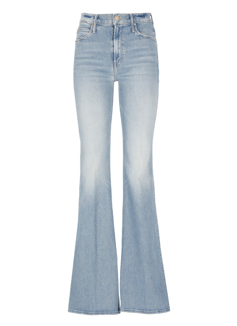 Mother Blue Cotton Jeans