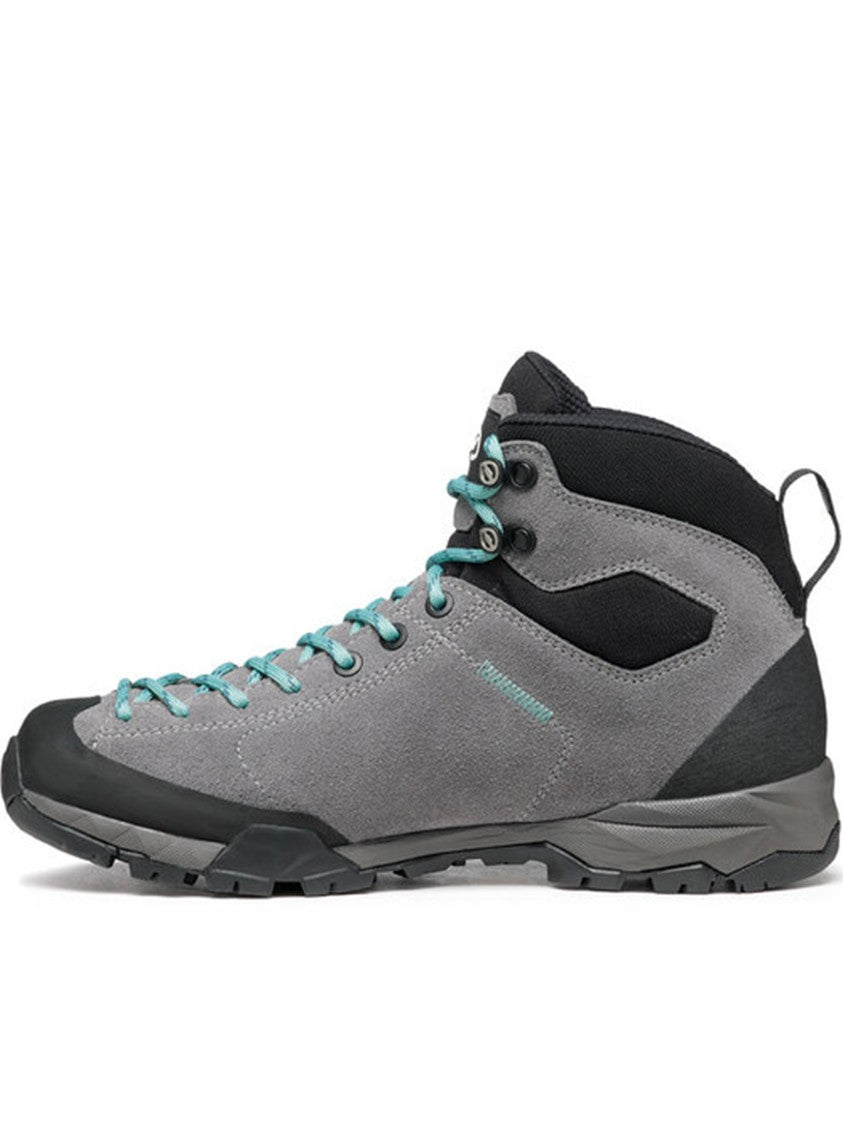 Scarpa Mid-Height Grey Suede Hiking Boots With Padded Collar And Rugged Sole