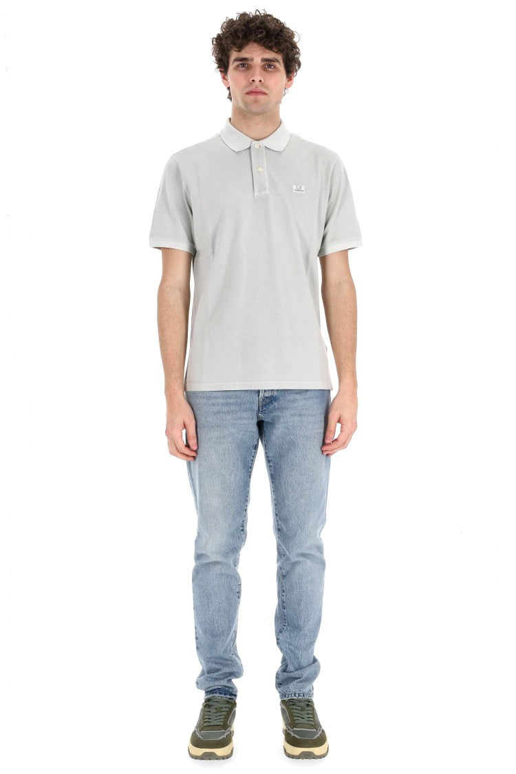 C.P. Company 24/1 Resist Dyed Cotton Piquet Polo