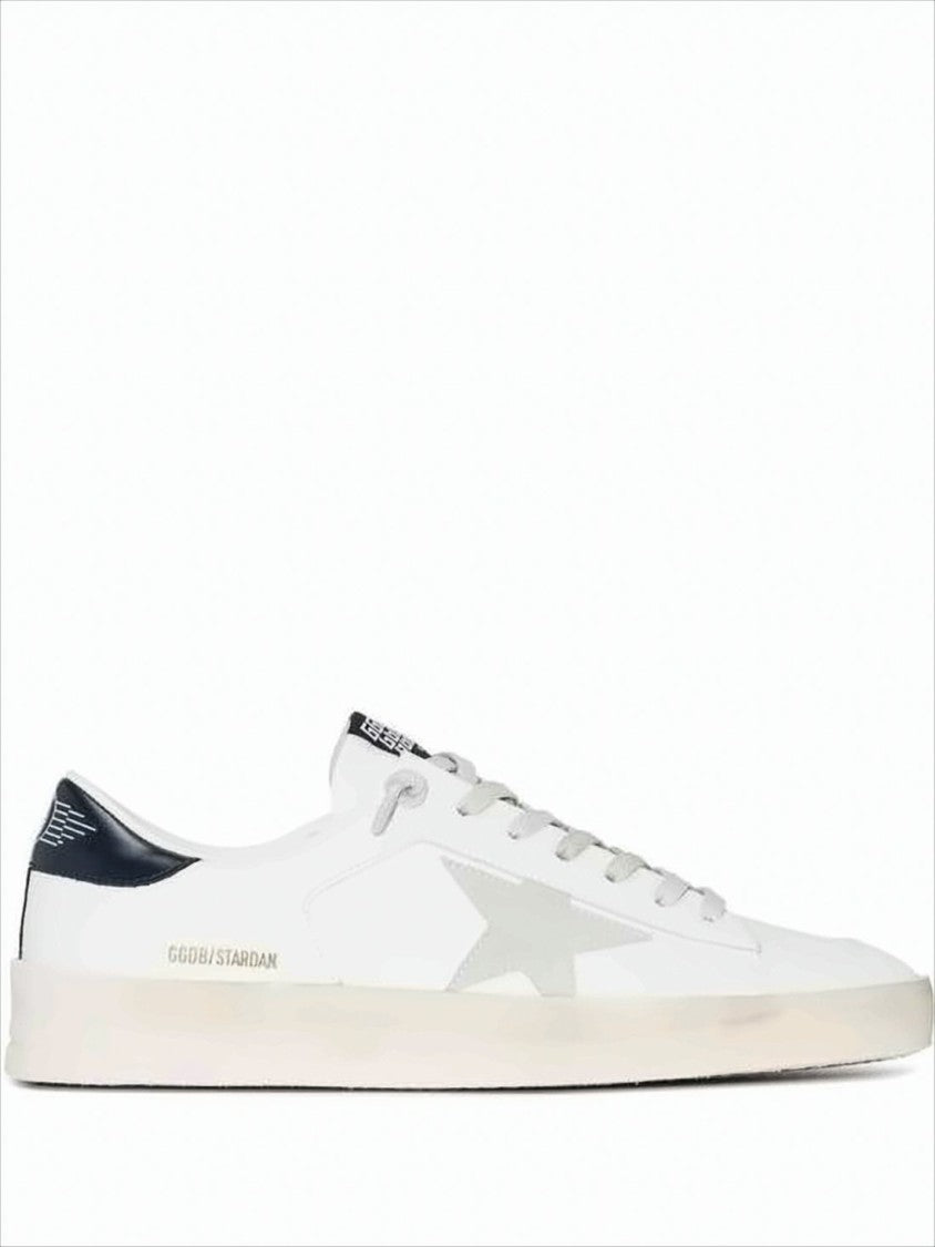 Golden Goose Low-Top Sneakers With Grey Star Detail