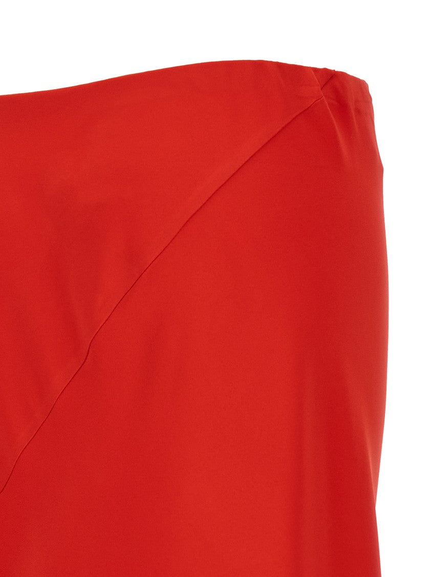 Ermanno Scervino Mermaid-Style Maxi Skirt In Viscose Crepe De Chine