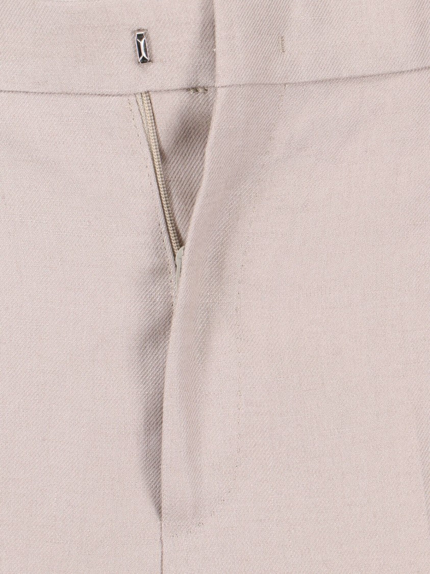 Tagliatore Light Gray T Jasmine Linen Suit