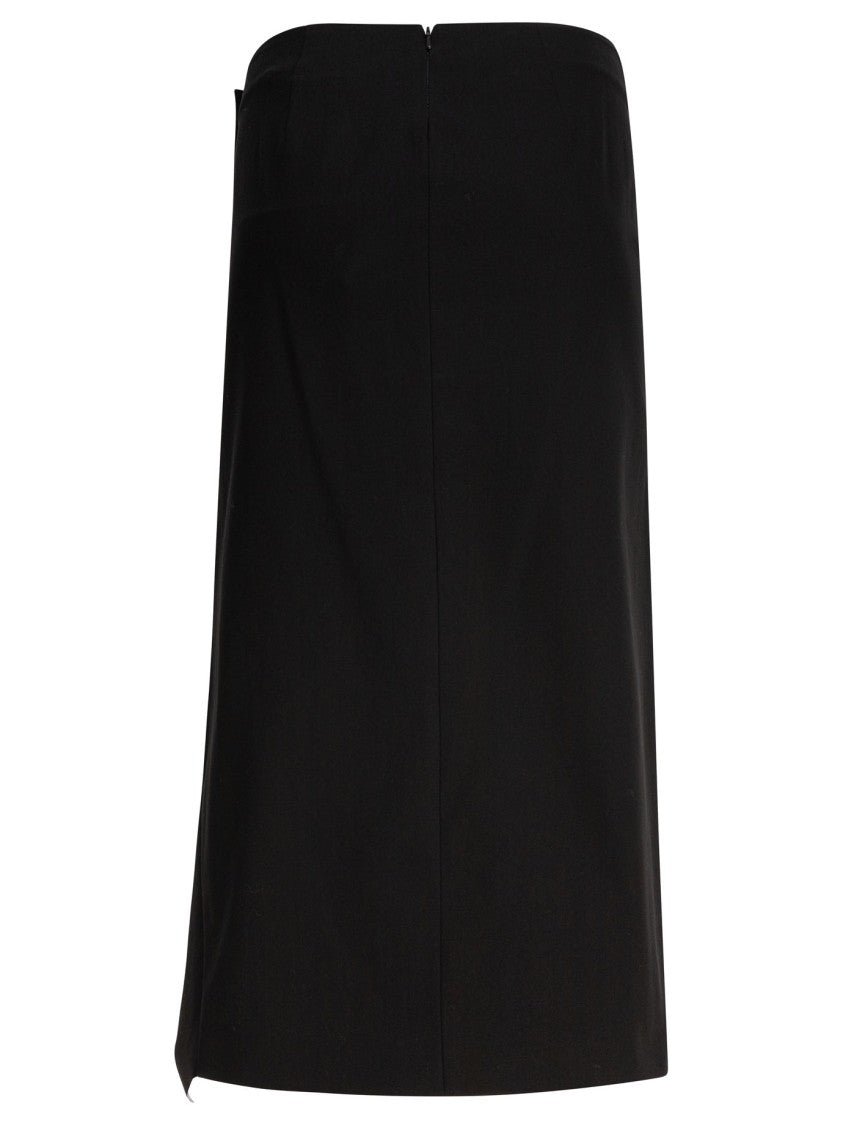 Max Mara Knee-Length Skirt With Subtle Side Slit