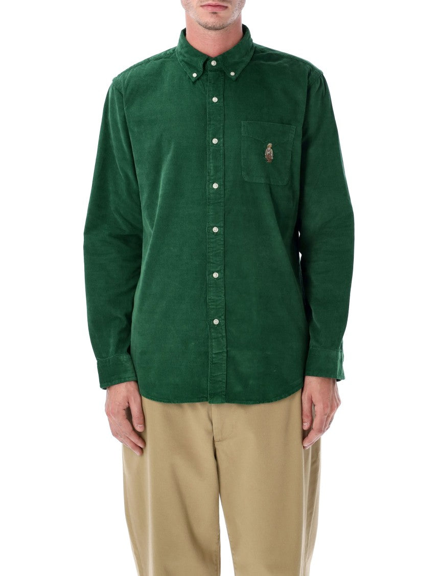 Polo Ralph Lauren Polo Custom Fit Polo Bear Corduroy Shirt