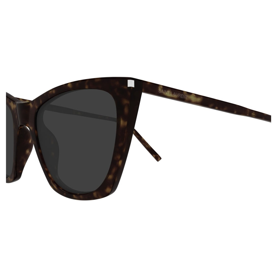 Saint Laurent Sl 214 Kate Thin Thin Angular Cat-Eye Sunglasses