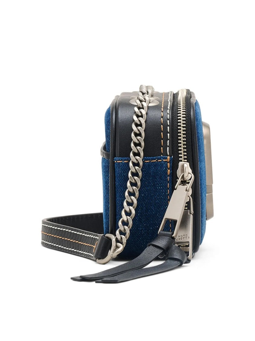 Marc Jacobs The Denim Chain Snapshot Shoulder Bag
