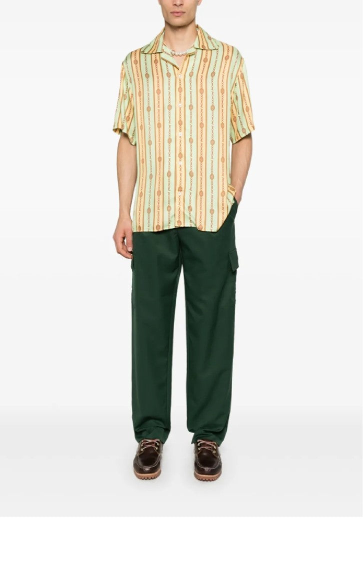 Drôle De Monsieur Short-Sleeved Relaxed Fit Shirt