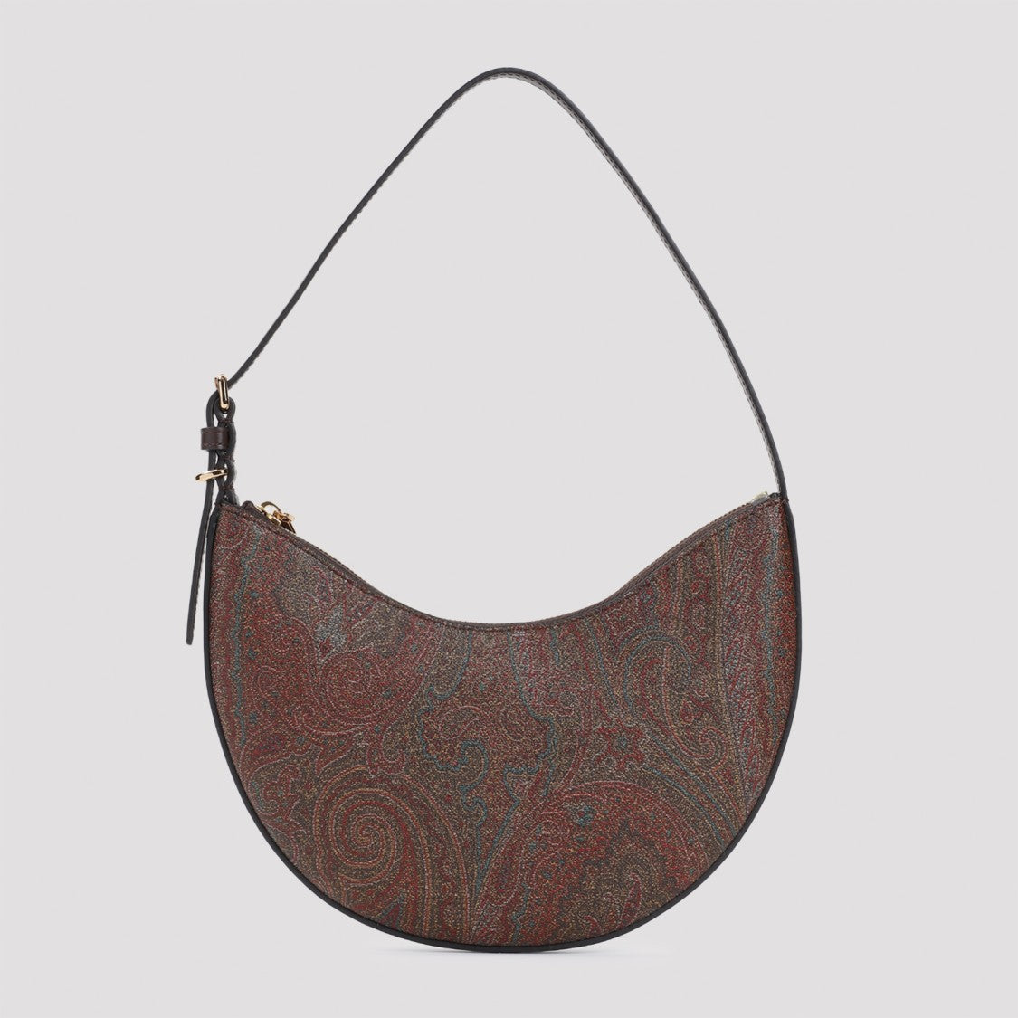 Etro Essential Brown Cotton Hobo Bag