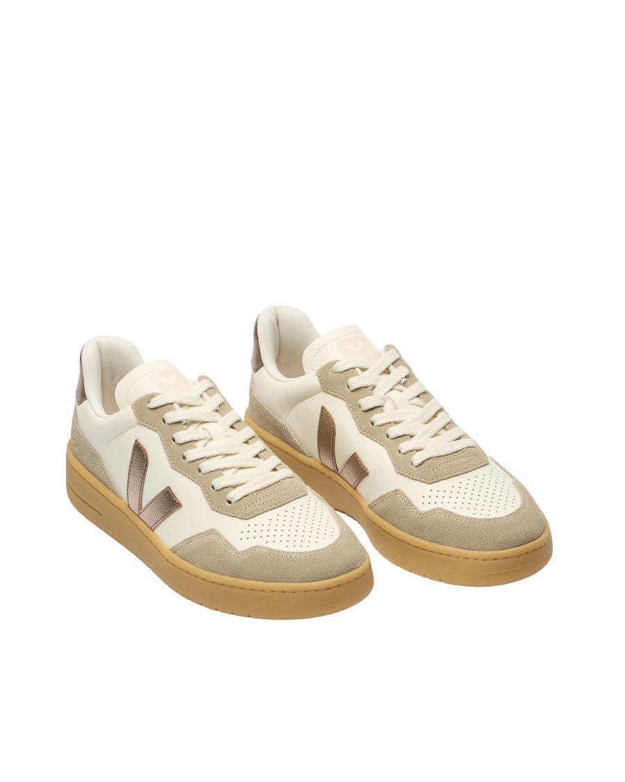 Veja Low-Top Sneakers With Organic Leather And Suede Details