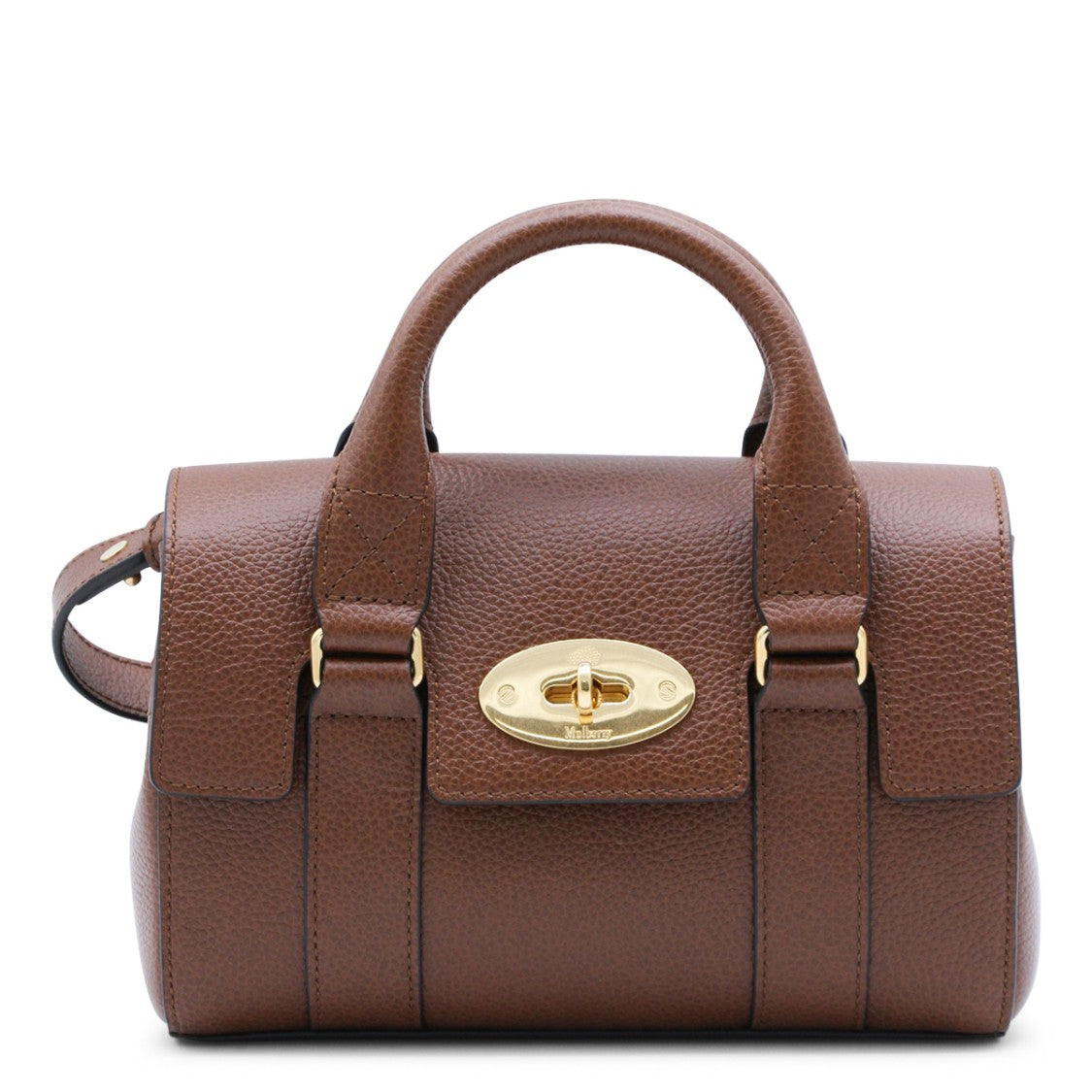Mulberry Mini Heritage Bayswater Top Handle Bag With Textured Leather