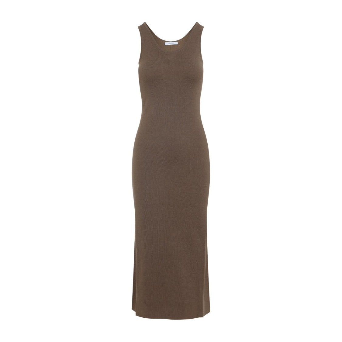Max Mara Sleeveless Midi Dress With Fitted Silhouette