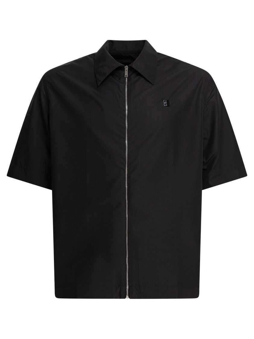 Givenchy Modern Zip-Closure Shirt