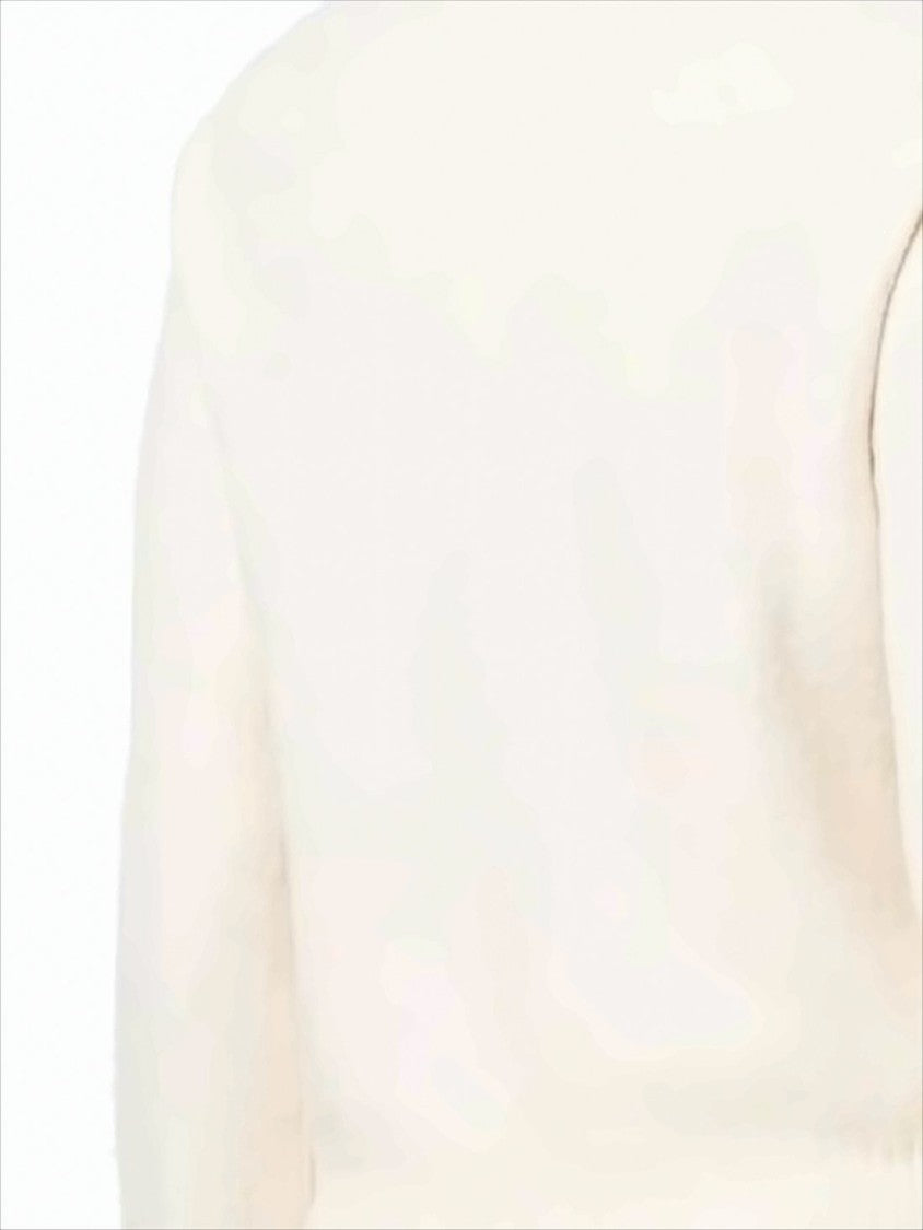 Jil Sander Soft Wool Sweater With Classic Crew Neckline