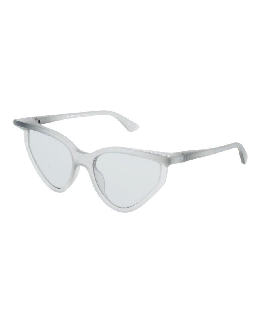 Balenciaga Cat Eye-Frame Injection Sunglasses With Saddle Nose Bridge