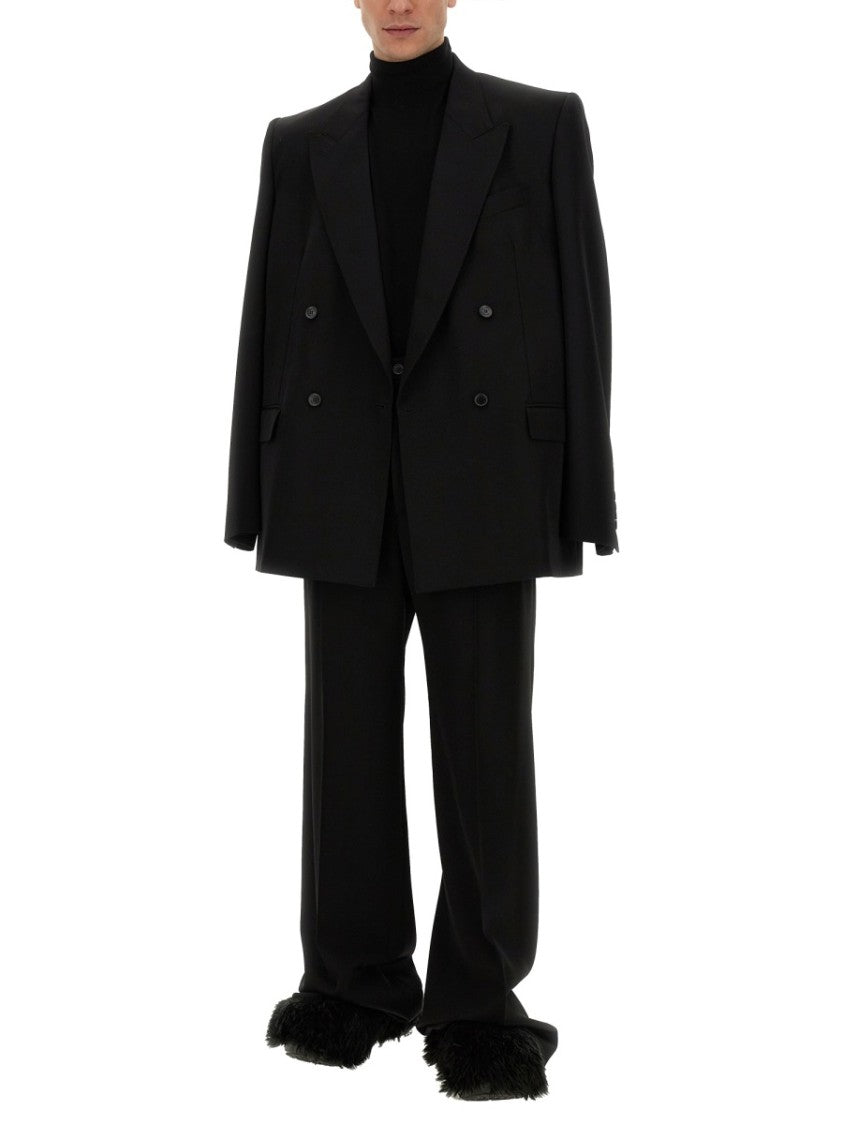 Balenciaga Timeless Regular Fit Jacket In Wool