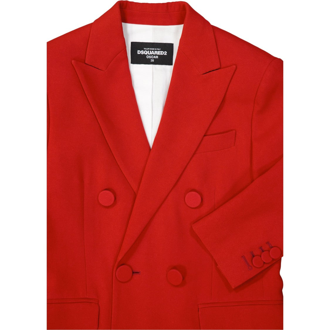 Dsquared2 Tailored Double-Breasted Jacket With Flap Pockets
