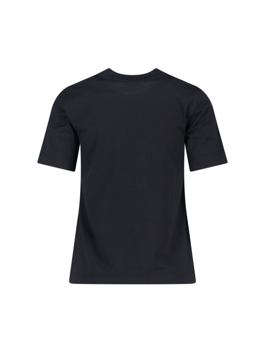 Burberry "Edk" T-Shirt, In Black Cotton