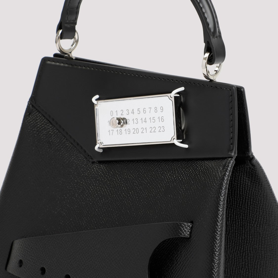 Maison Margiela Snatched Leather Small Handbag