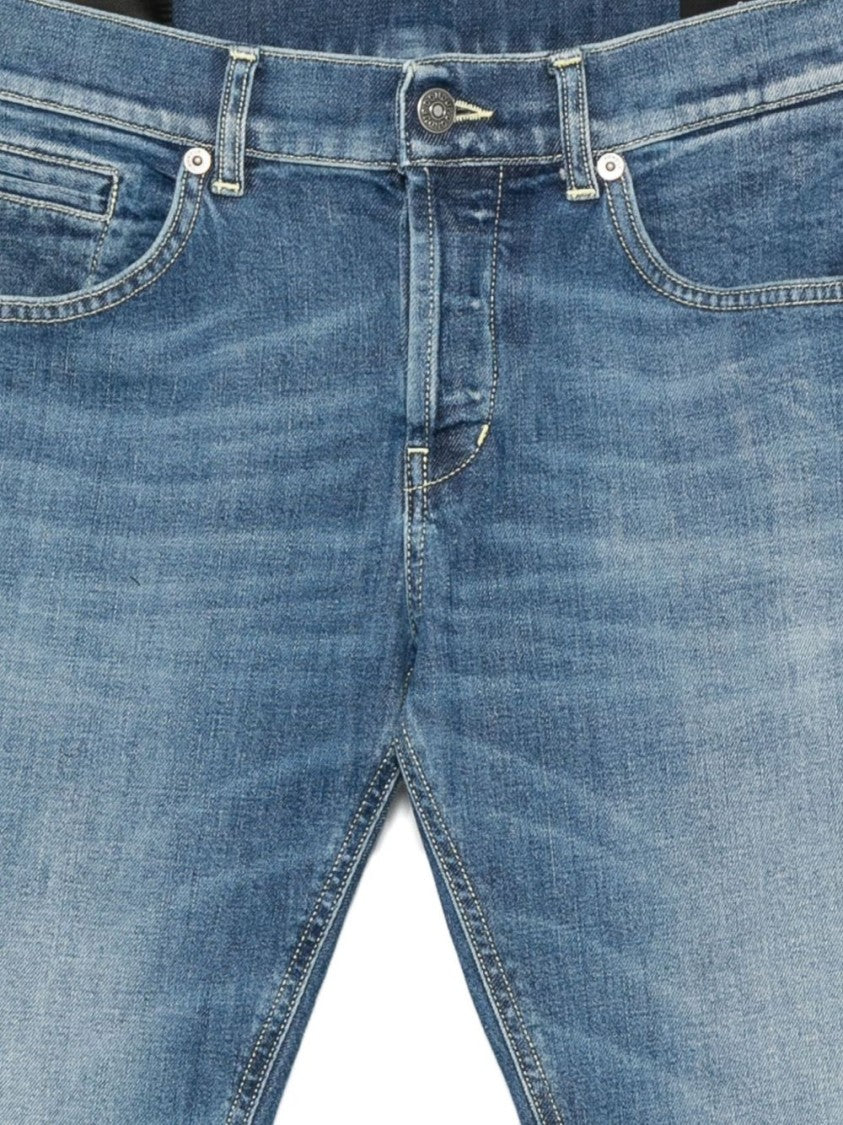 Dondup Slim-Fit Blue Jeans With Classic Five-Pocket Design