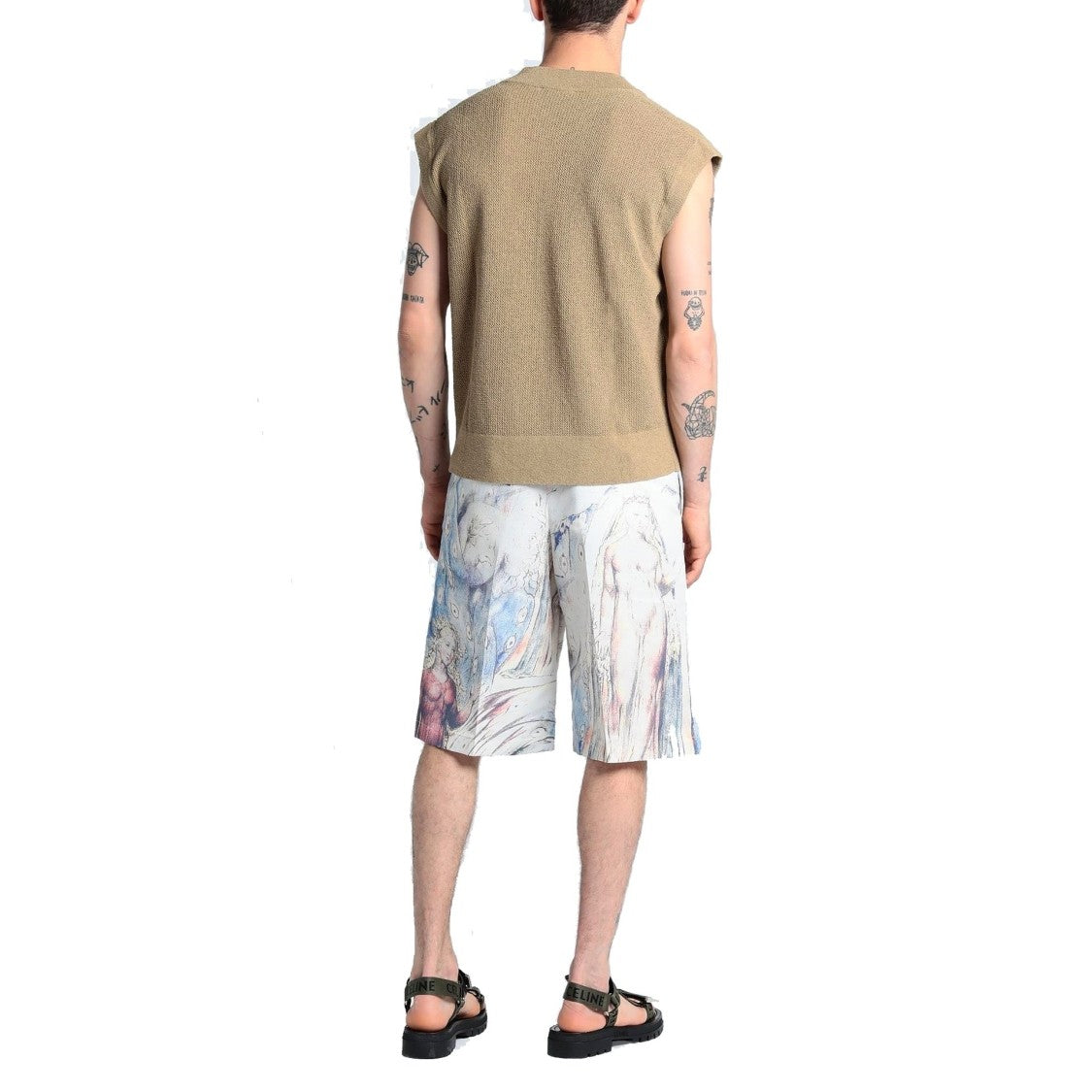Alexander Mcqueen William Blake Dante Shorts