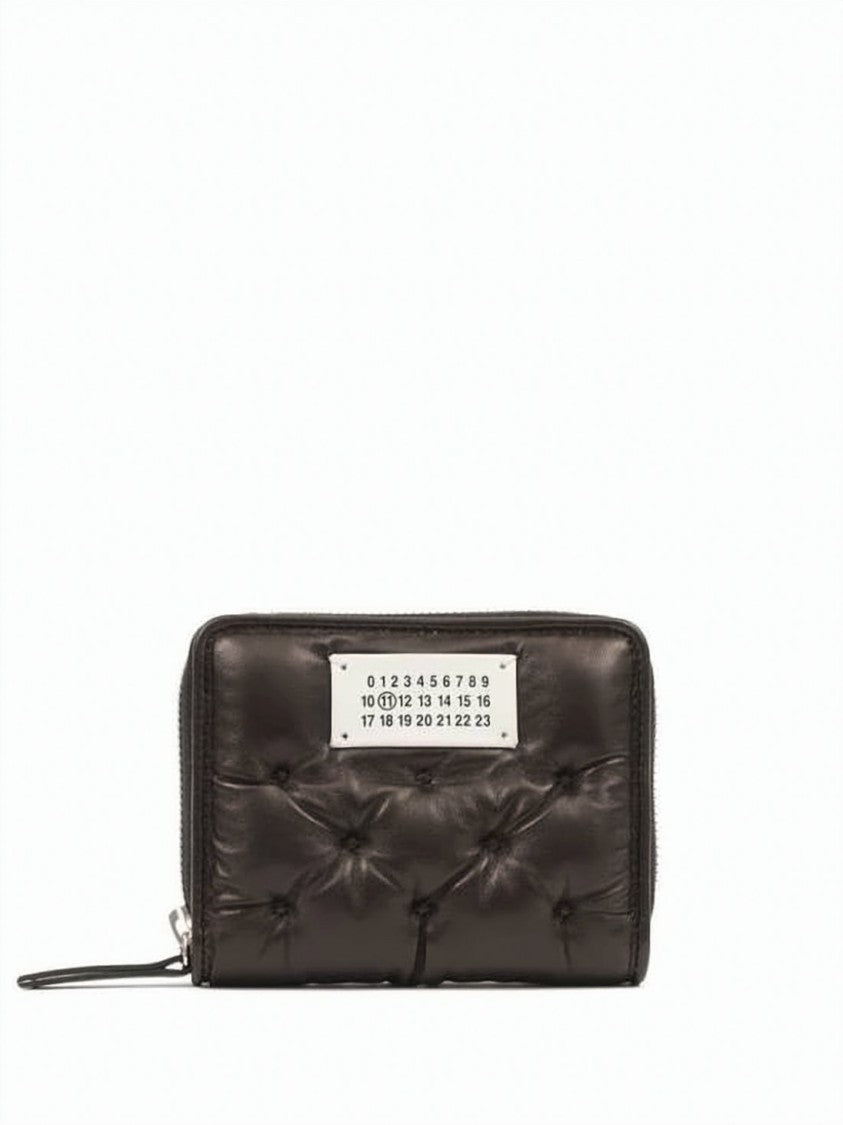 Maison Margiela Padded Tufted Wallet With Distinctive Label