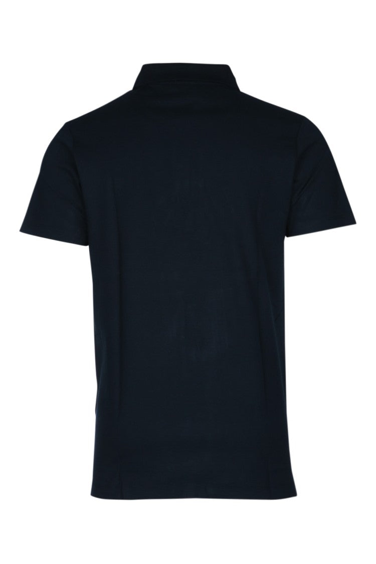Paul & Shark Classic Black Polo Shirt With Collared Neckline
