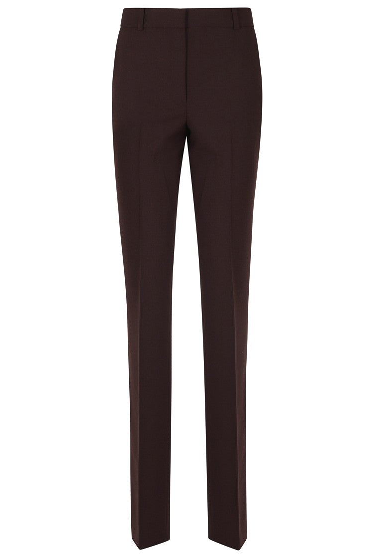 Iro Brown Bingo Mid-Rise Slim-Fit Viscose-Blend Pants