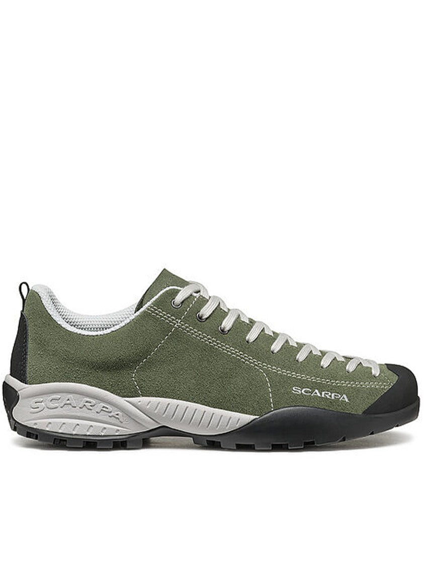Scarpa Water-Repellent Suede Sneakers With Extended Lacing And Vibram Sole