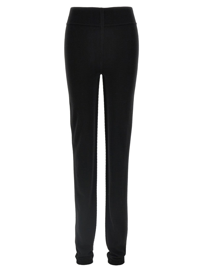 Rick Owens Full-Length Wool Knit Leggings
