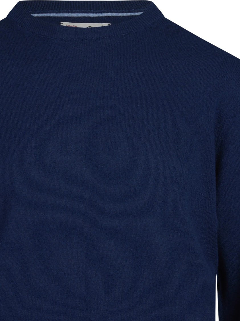 Mc2 Saint Barth Regent Wool Cashmere Crew Neck Sweater