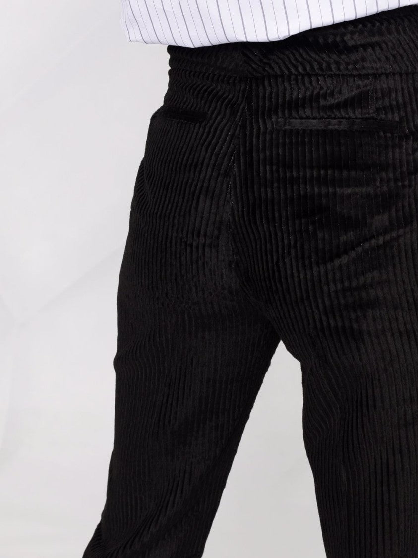 Fabiana Filippi Slim Fit Black Striped Trousers