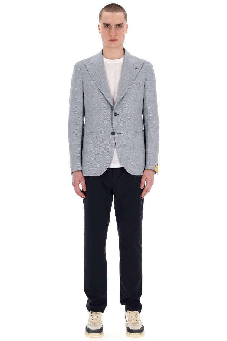 Tagliatore Pino Lerario Line Linen-Cotton Jacket