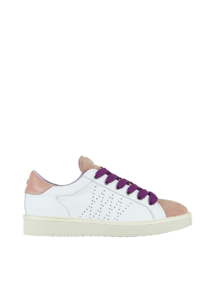 Panchic P01 Lace-Up Sneakers Fuchsia Laces Suede